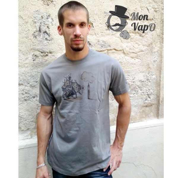 T-Shirt Vape - VapO LOve - couleur gris