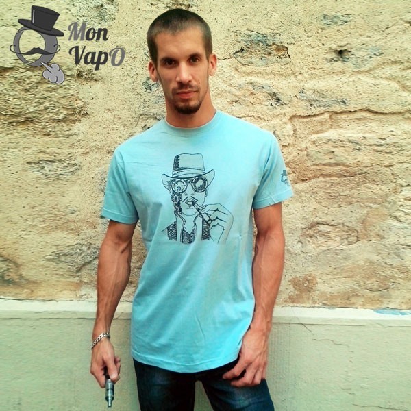 T-Shirt Vape - SteamVape couleur bleu