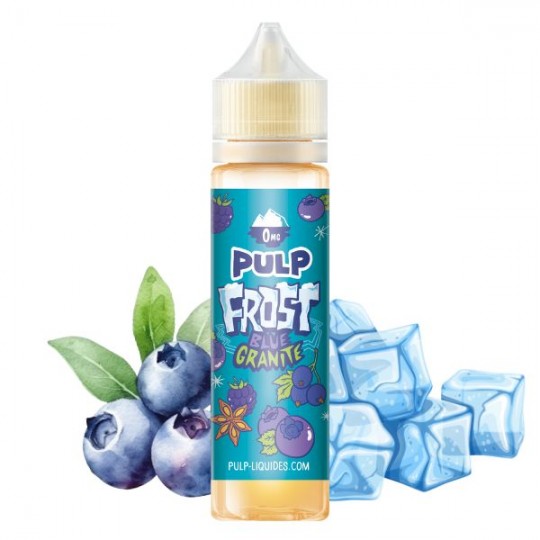 Liquide Blue Granité - 50 ml - Pulp ZHC goût granita bleu