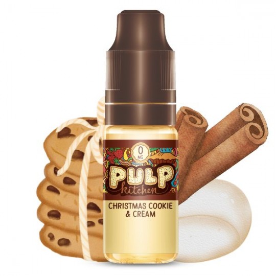 E-liquide Christmas Cookie and Cream - Pulp goût cookie cannelle