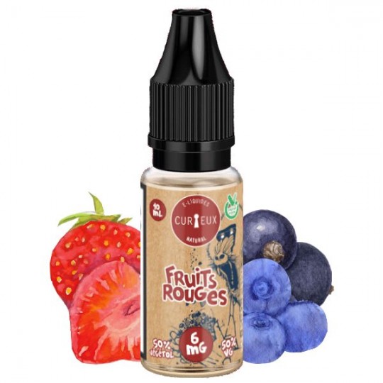 E-Liquide Fruits Rouges - Curieux Natural 10ml