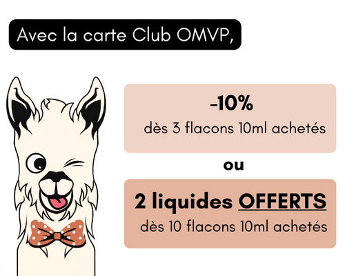 E-LIQUIDE THE FRENCH LIQUIDE PAS CHER CARTE CLUB OMVP