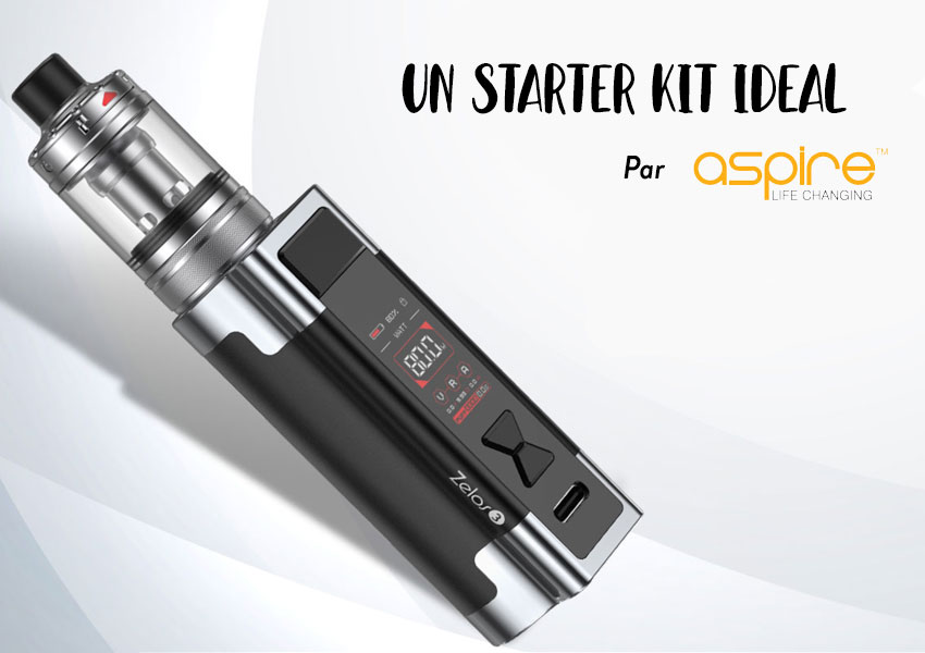 kit e-cigarette electronique zelos 3 aspire