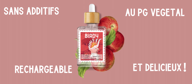 e-liquide birdy vape pomme Rosa