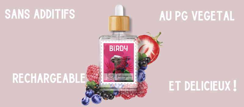 e-liquide birdy vape Fruits Rouges Tupi