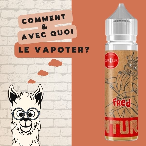 E-LIQUIDE CURIEUX NATURAL FRED 50ML VAPOTER