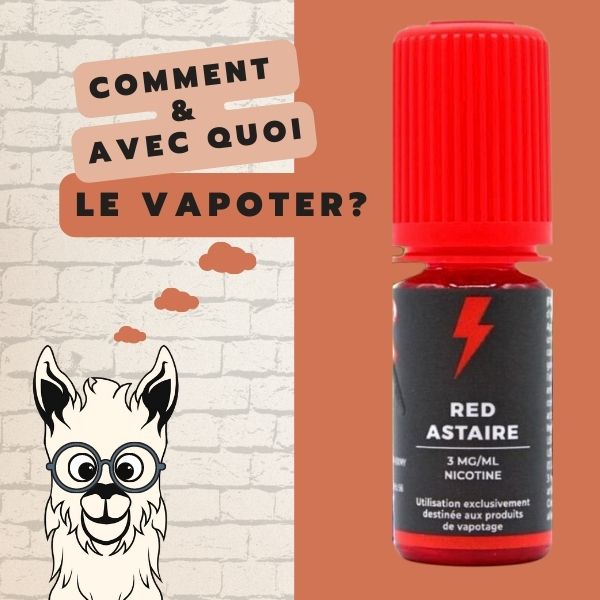 E-LIQUIDE T-JUICE RED ASTAIRE 10ML DOSAGE NICOTINE