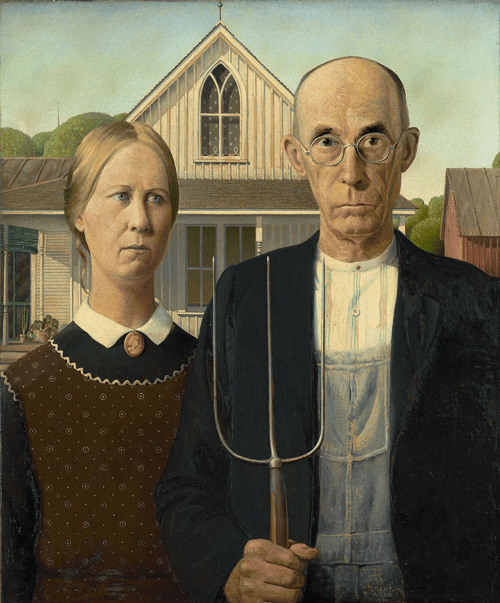 Crazy Cookie american gothic