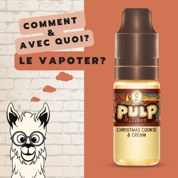 E-LIQUIDE PULP CHRISTMAS COOKIE AND CREAM 10ML VAPOTER