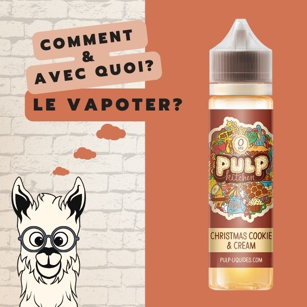 E-LIQUIDE PULP CHRISTMAS COOKIE AND CREAM 50ML NICOTINER