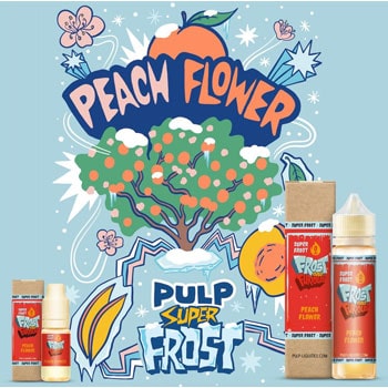 e-liquide pulp superfrost - peach flower 10ml