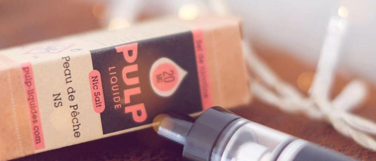 e-liquide pulp Peau de Pêche Sels de nicotine 10ml