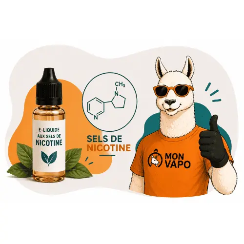 E-LIQUIDES SELS DE NICOTINE TOUX ET GORGE