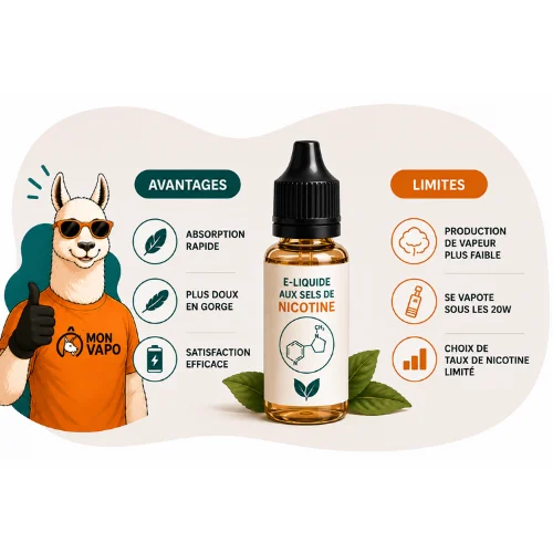 GUIDE E-LIQUIDES SELS DE NICOTINE