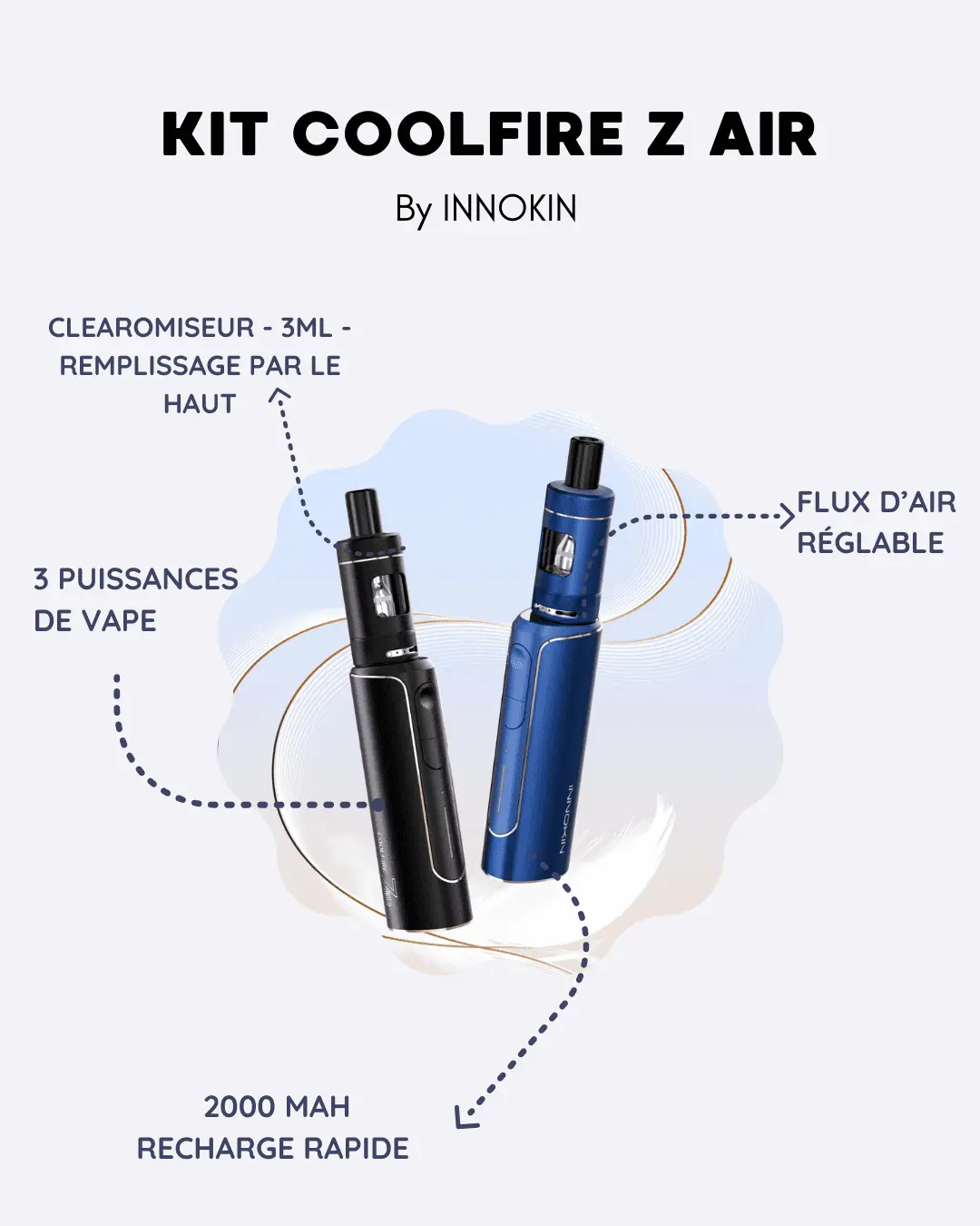 COOLFIRE Z AIR INNOKIN E-CIGARETTE COOLFIRE Z AIR INNOKIN E-CIGARETTE