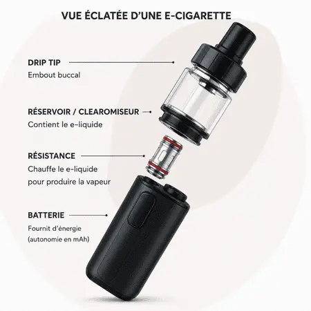 COMPOSANTS CIGARETTE ELECTRONIQUE