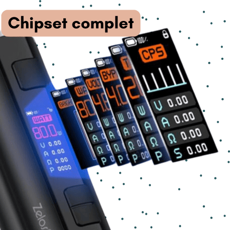 E-CIGARETE ELECTRONIIQUE ASPIRE ZELOS X KIT CHIPSET