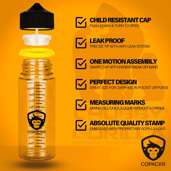 FLACON VIDE CHUBBY GORILLA V3 avantage FLACON VIDE CHUBBY GORILLA V3 avantages