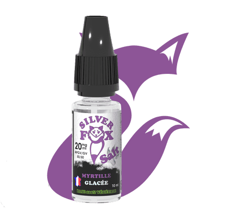 E-LIQUIDE SILVER FOX MYRTILLE GLACEE