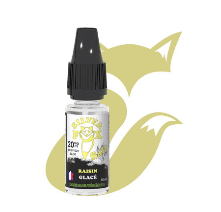 E-LIQUIDE RAISIN SILVER FOX SELS DE NICOTINE