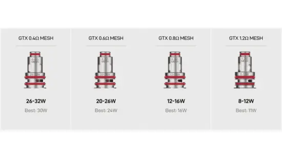 RESISTANCE GTX VAPORESSO RESISTANCE GTX VAPORESSO