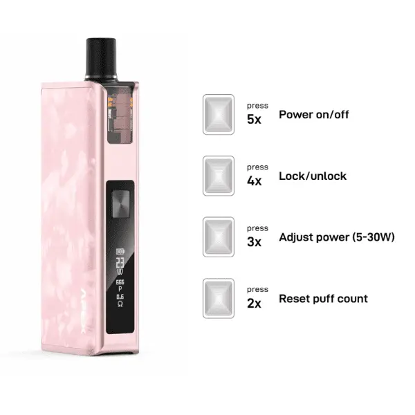 CIGARETTE APEX VAPORESSO ECRAN CIGARETTE APEX VAPORESSO ECRAN