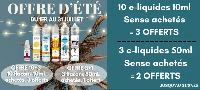 E-LIQUIDE SENSE SOLDES