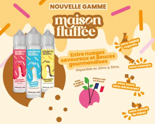 E-LIQUIDE MAISON FLUFFEE LABORATOIRE SENSE E-LIQUIDE MAISON FLUFFEE LABORATOIRE SENSE