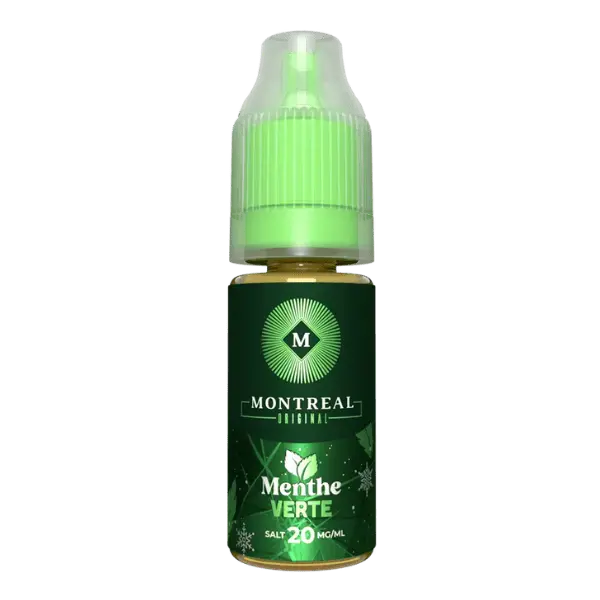 E-LIQUIDE MONTREAL ORIGINAL MENTHE VERTE SELS DE NICOTINE