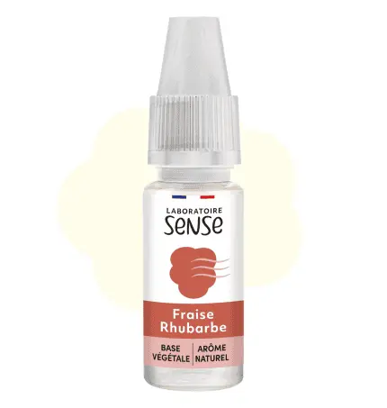 e-liquide sense fraise rhubarbe 10 ml e-liquide sense fraise rhubarbe 10 ml