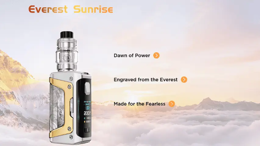 LEGEND 5 GEEKVAPE EVEREST SUNRISE EDITION