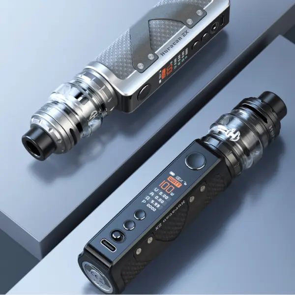 kit box e-cigarette aspire huracan ex noir