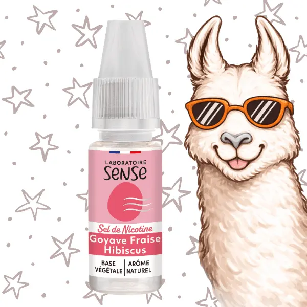 LIQUIDE SENSE SELS DE NICOTINE GOYAVE FRAISE HIBISCUS