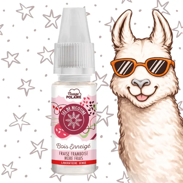 LIQUIDE NUAGE POLAIRE SELS DE NICOTINE BOIS ENNEIGE LABORATOIRE SENSE