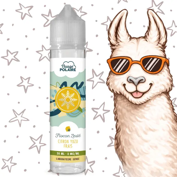 E-LIQUIDE NUAGE POLAIRE FLOCON ZESTE SENSE 50 ML