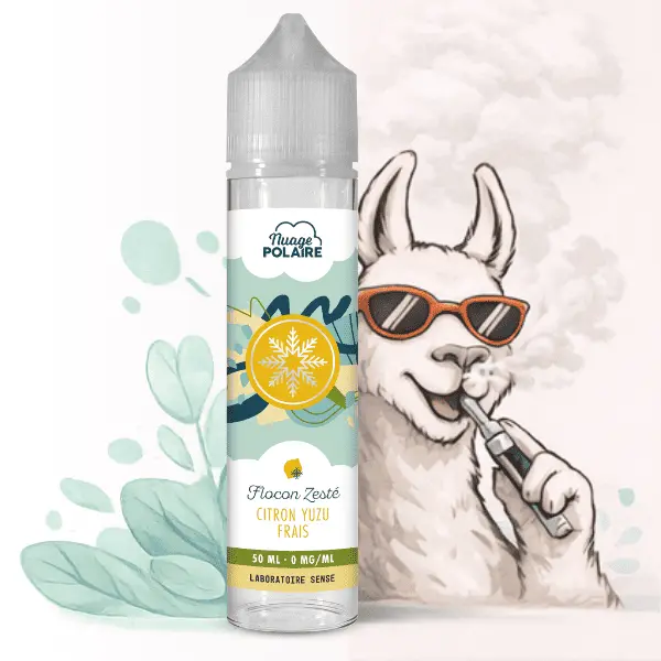 ELIQUIDE FRAIS 50 ML NUAGE POLAIRE FLOCON ZESTE CITRON