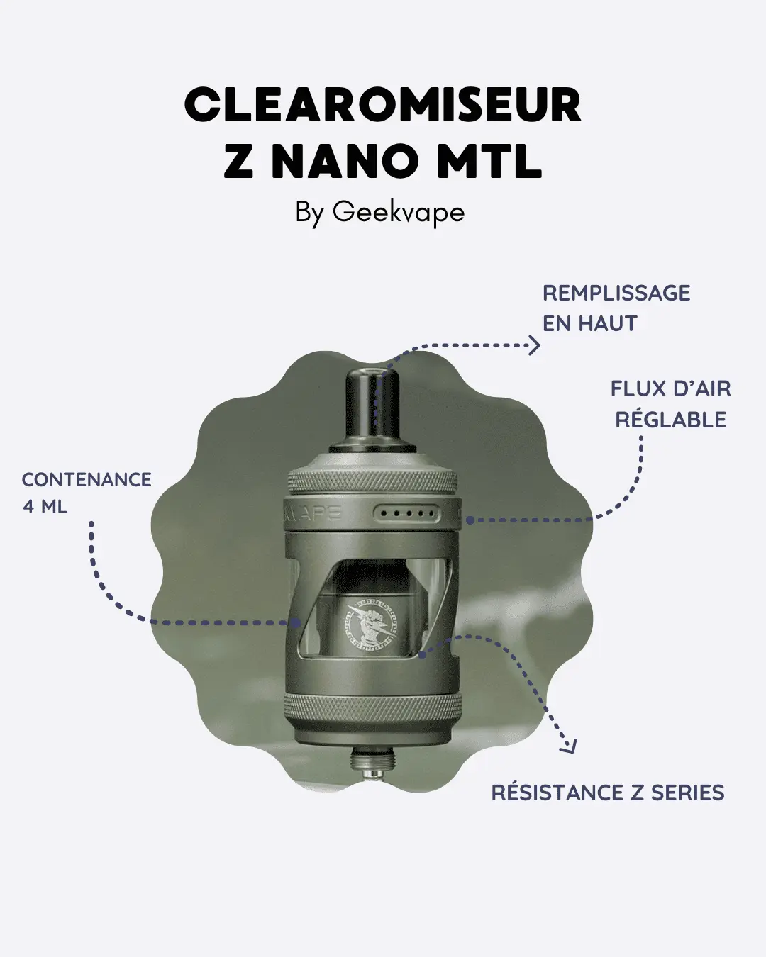 CLEAROMISEUR GEEKVAPE Z NANO MTL RESERVOIR