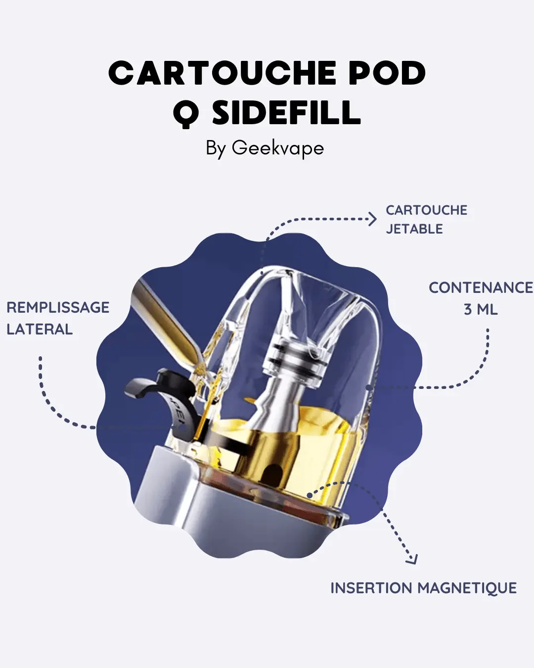 CARTOUCHE Q SIDEFILL GEEKVAPE