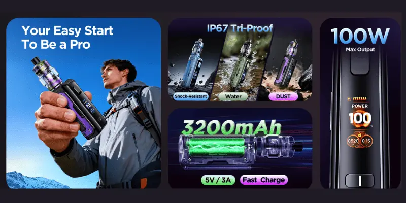 AEGIS MINI 5 GEEKVAPE CARACTERISTIQUES