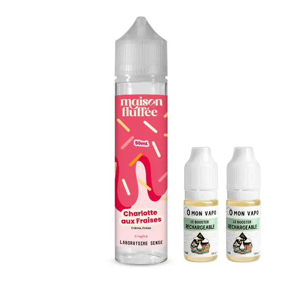 E-LIQUIDE SENSE MAISON FLUFFEE CHARLOTTE AUX FRAISES