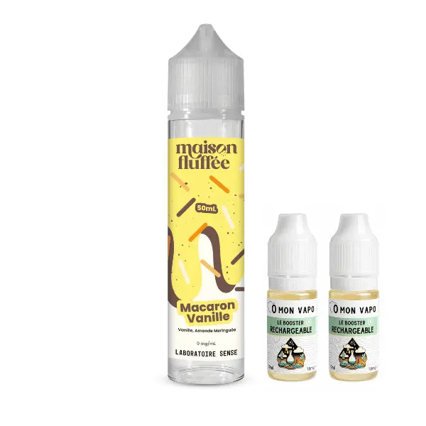 E-LIQUIDE SENSE MAISON FLUFFE MACARON VANILLE