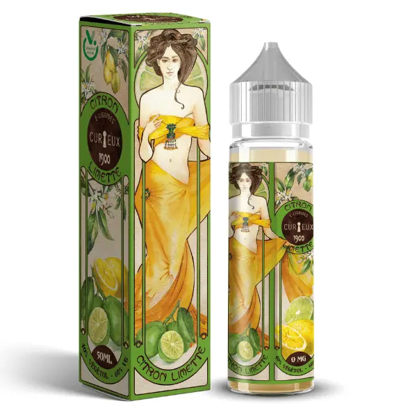 E-Liquide Citron Limette 50ml - Curieux 1900