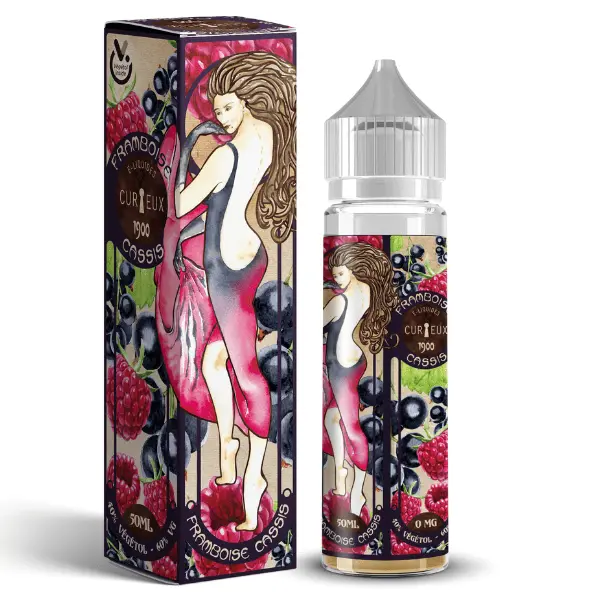 E-Liquide Framboise Cassis 50ml - Curieux 1900