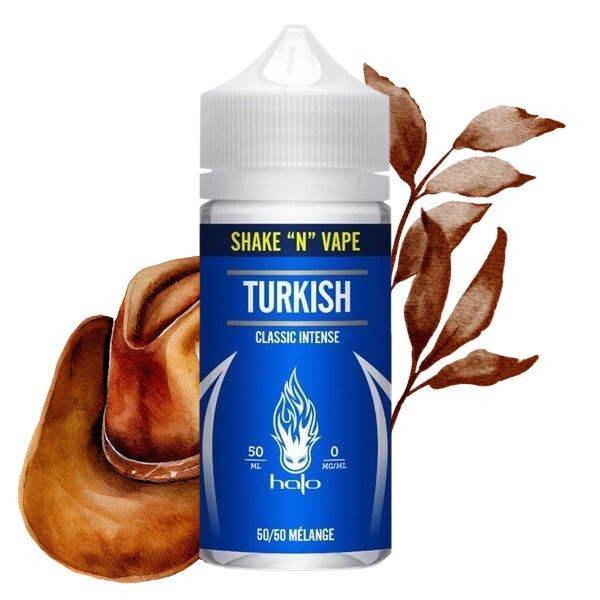 E-Liquide Turkish Tobacco 50 ml - HALO