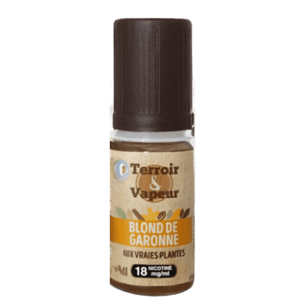 E-Liquide Blond de Garonne - Sels de Nicotine - Terroir & Vapeur