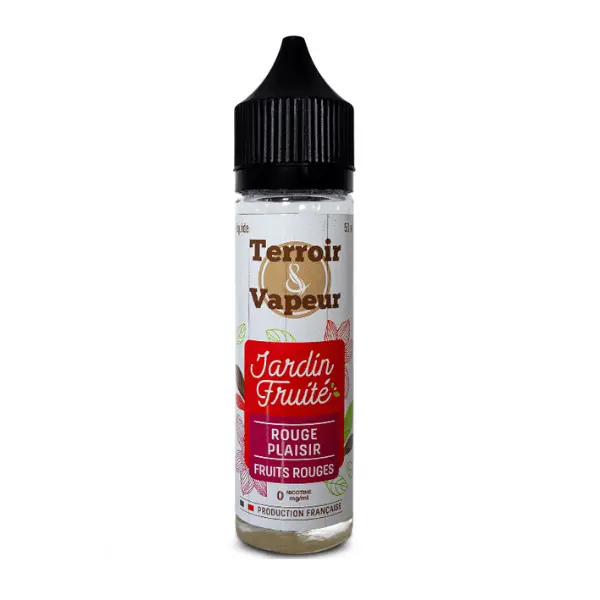 E-Liquide Rouge Plaisir 50 ml - Terroir & Vapeur