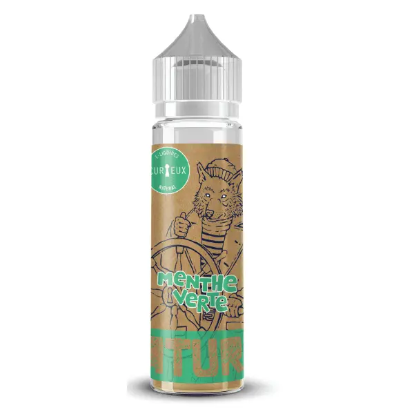 E-Liquide Menthe Verte 50 ml - Curieux Natural