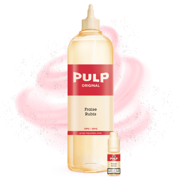 E-Liquide Fraise Rubis - Pack PULP XXL
