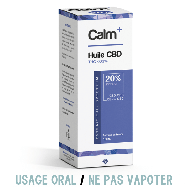 CBD - Huile Sublinguale 20% - Calm +