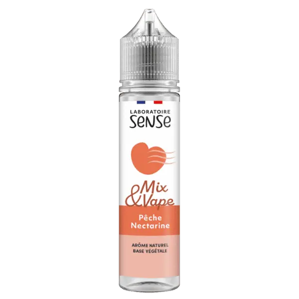 E-Liquide Sense Pêche Nectarine 60ml - Mix & Vape